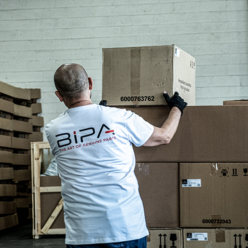 Goods handling in the Bipa warehouse