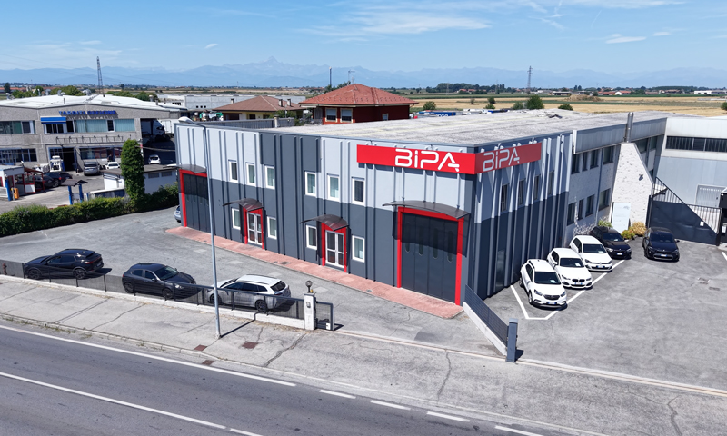 Bipa operations site on Via Cuneo in Bra, Italy