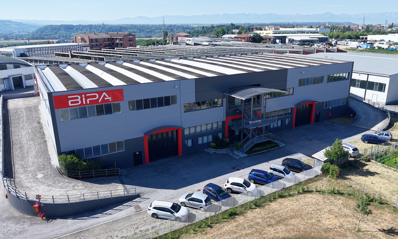 Bipa logistics site on Via F. Gabotto in Bra, Italy